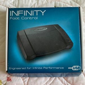 Infinity foot control digital transcription foot pedal